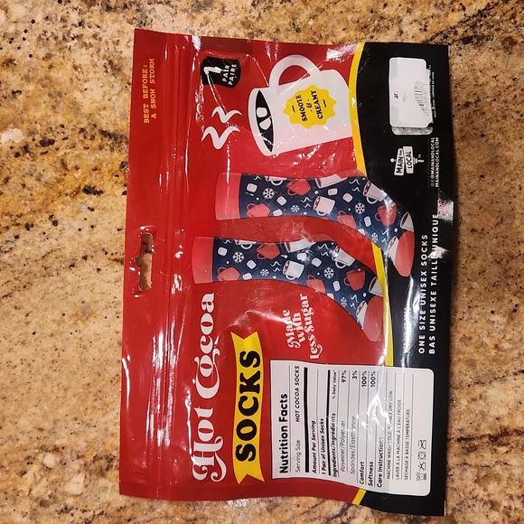 Great Gift! Pkg of "Hot Cocoa" Socks Gift Pack. New! - Picture 3 of 13